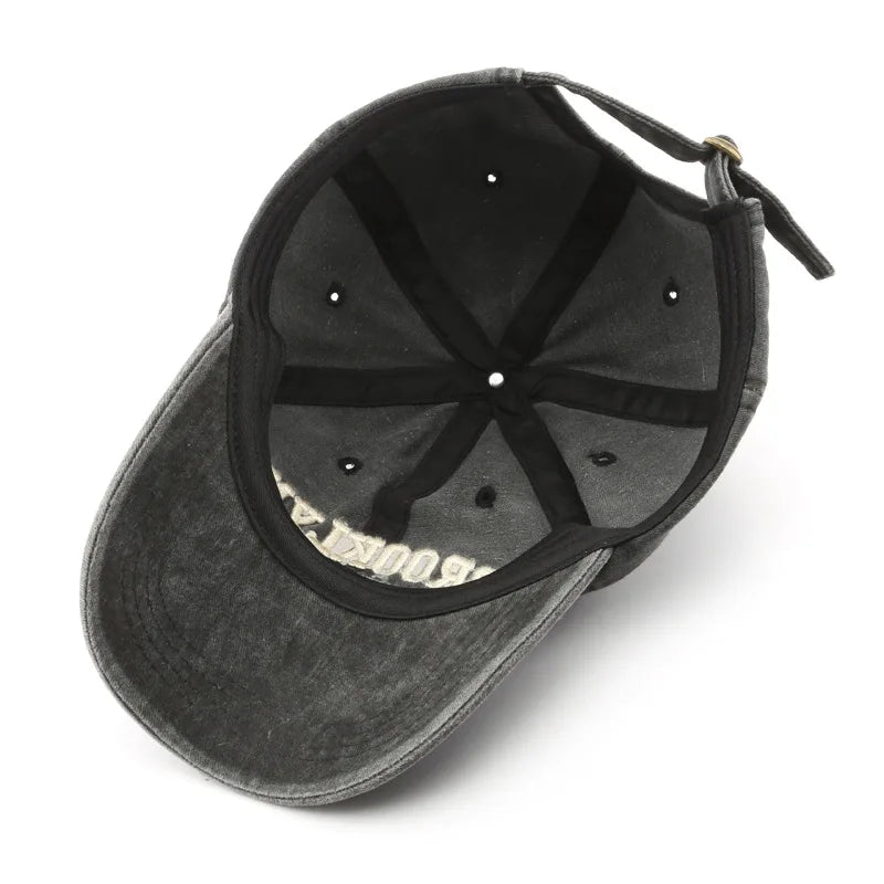 Unisex Baseball Cap mit „Brooklyn“-Stickerei – Verstellbare Baumwollkappe | Retro Streetwear & Hip Hop Mütze für Damen & Herren