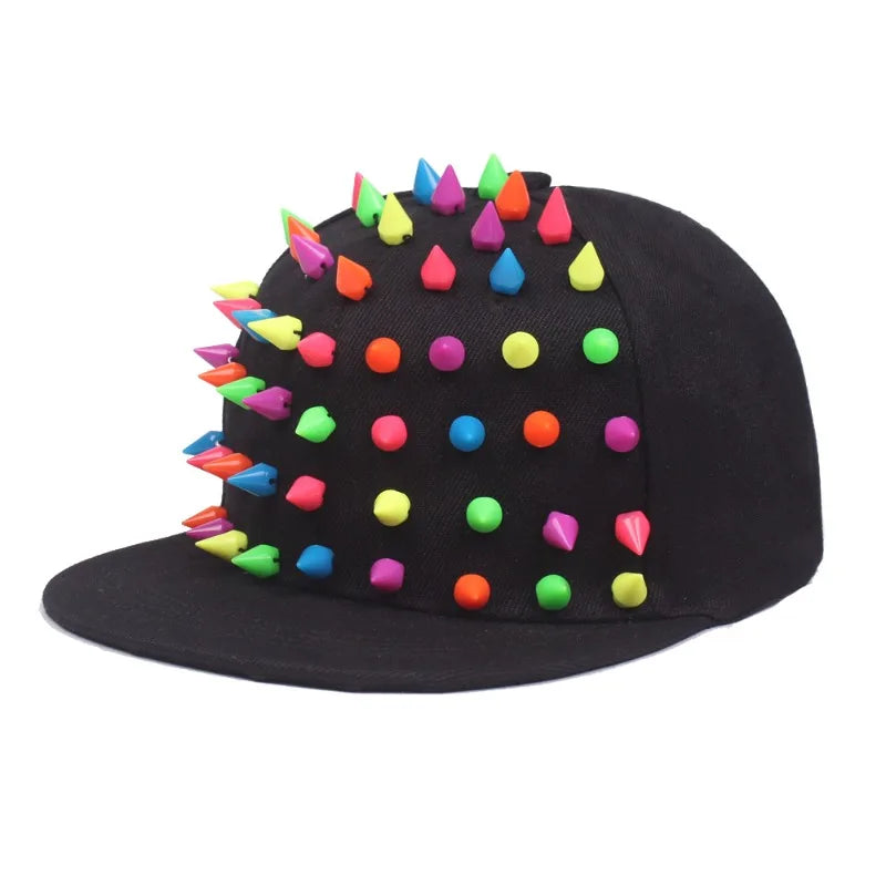 Unisex Baseball Cap mit Nieten und Duckbill-Schirm – Atmungsaktive Schnell-Trocknende Outdoor Mütze | Sonnenschutz & Reisekappe für Damen & Herren