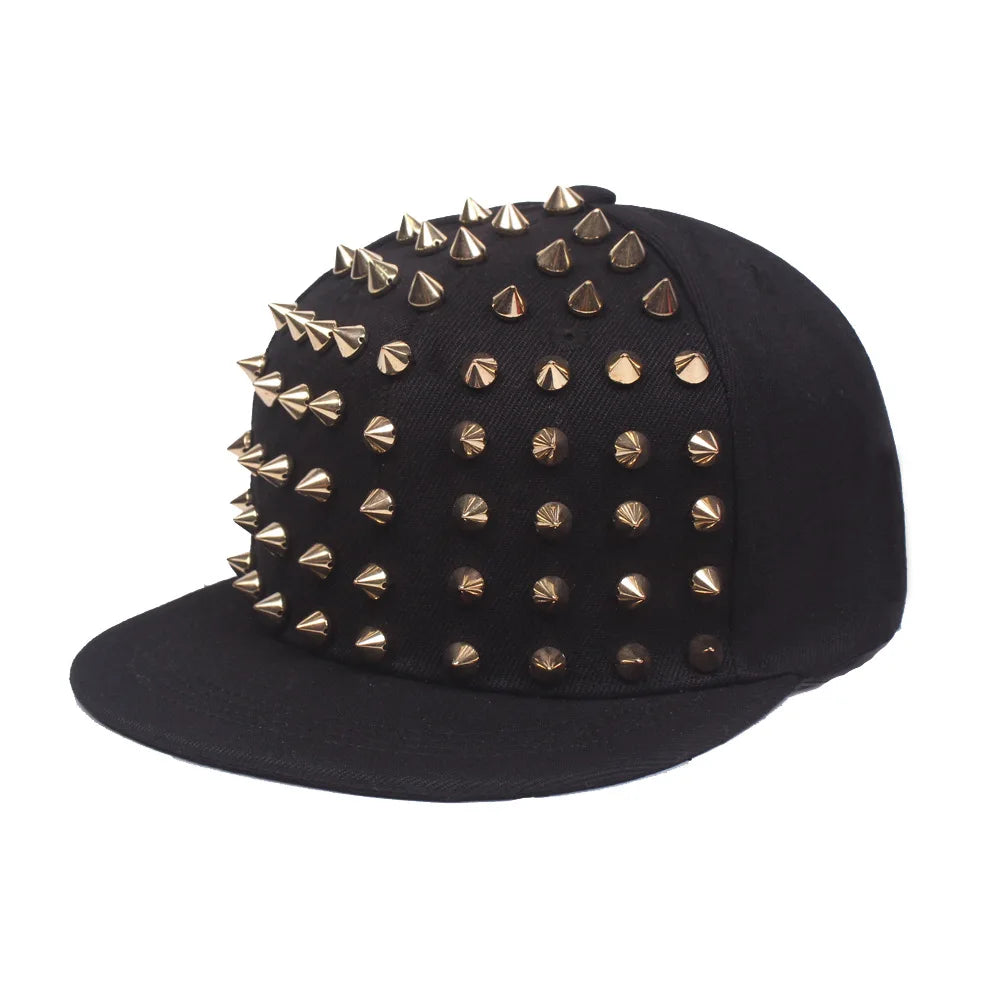 Unisex Baseball Cap mit Nieten und Duckbill-Schirm – Atmungsaktive Schnell-Trocknende Outdoor Mütze | Sonnenschutz & Reisekappe für Damen & Herren