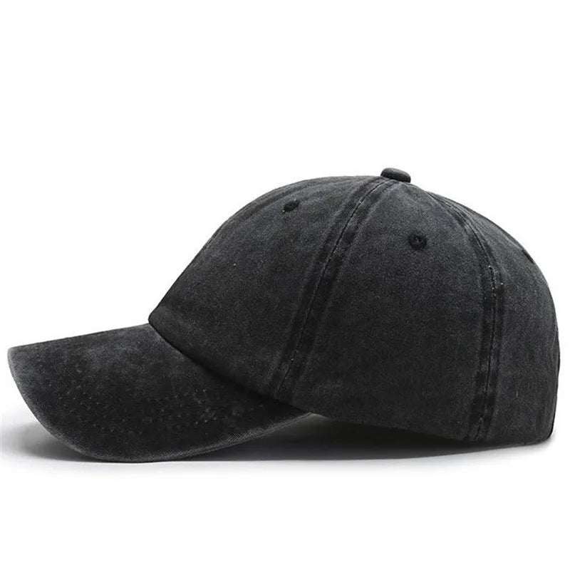 Unisex Baseball Cap in Einfarbigem Design – Verstellbare Snapback Mütze | Modische Streetwear Hip Hop Kappe für Damen & Herren