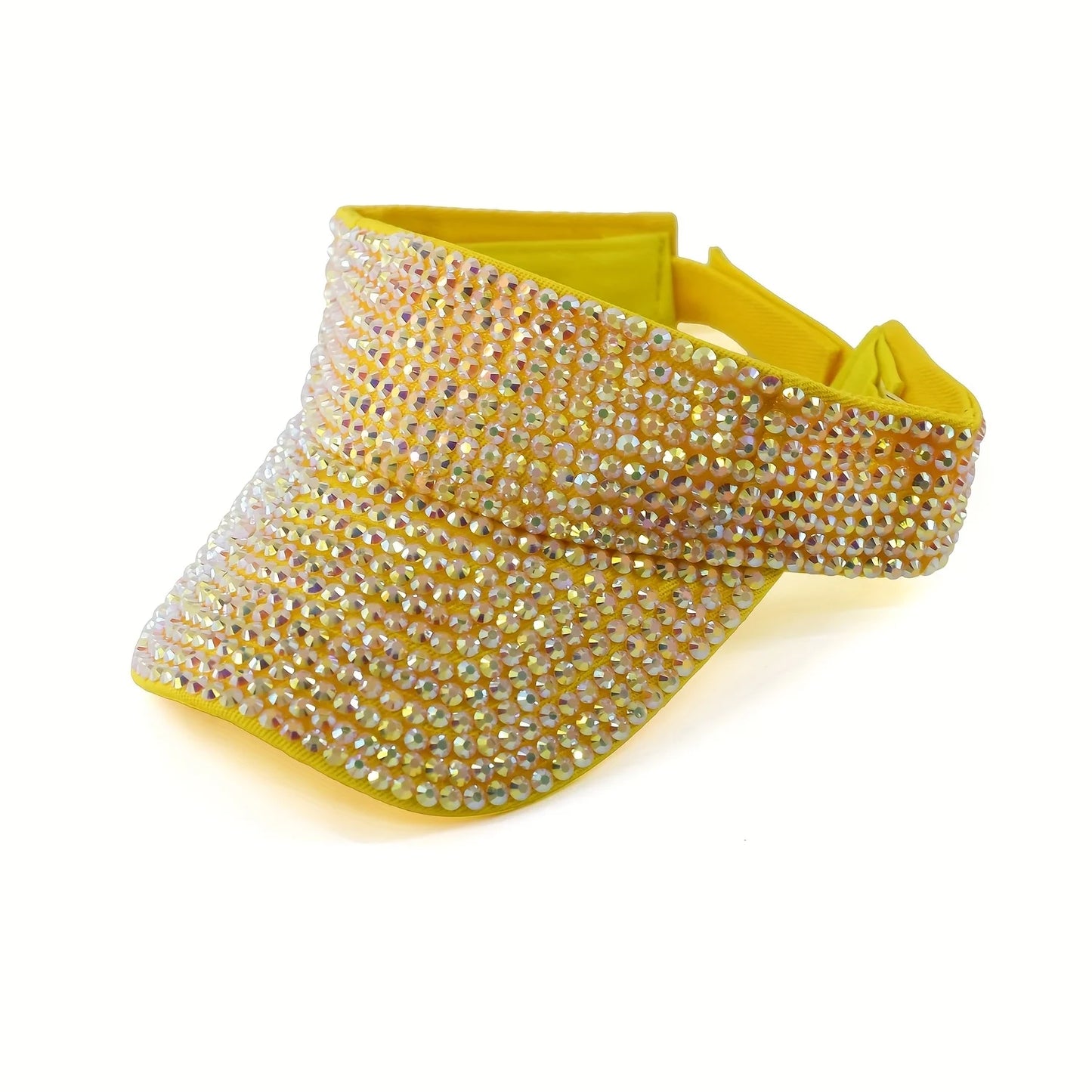 Unisex Baseball Cap mit Glitzer-Strass – Verstellbare Acryl Sonnenmütze | Funkelnde Freizeit- & Party-Kappe für Damen & Herren