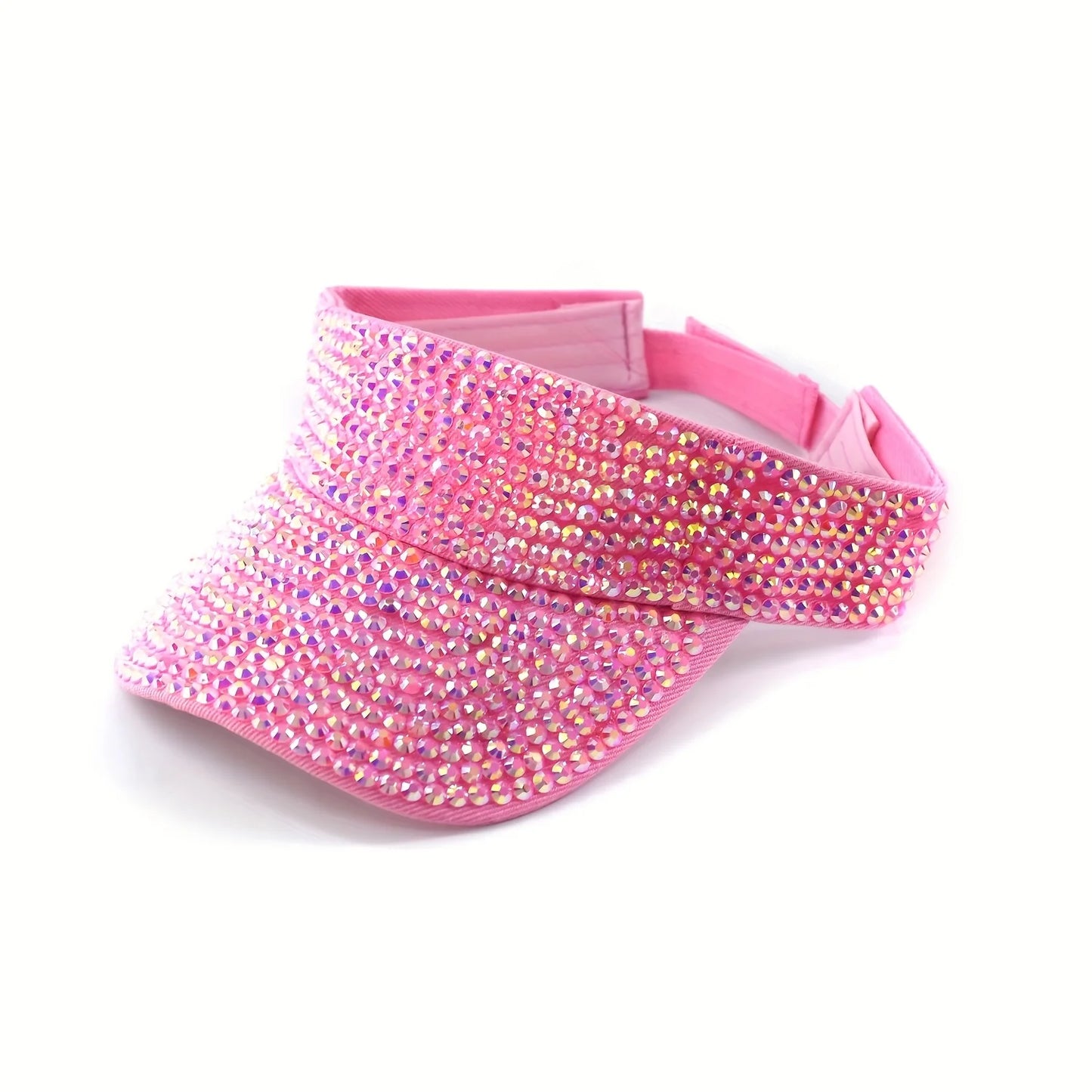 Unisex Baseball Cap mit Glitzer-Strass – Verstellbare Acryl Sonnenmütze | Funkelnde Freizeit- & Party-Kappe für Damen & Herren
