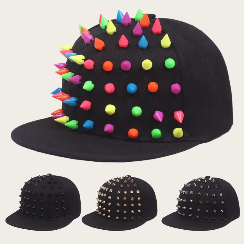 Unisex Baseball Cap mit Nieten und Duckbill-Schirm – Atmungsaktive Schnell-Trocknende Outdoor Mütze | Sonnenschutz & Reisekappe für Damen & Herren