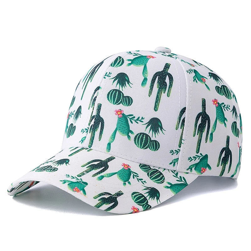 Unisex Baseball Cap mit Früchte-Print – Verstellbare Sommermütze | Atmungsaktive Sonnenkappe für Damen & Herren