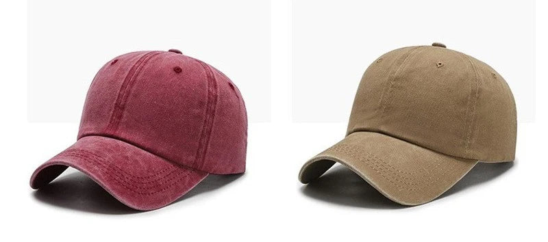 Unisex Baseball Cap in Einfarbigem Design – Verstellbare Snapback Mütze | Modische Streetwear Hip Hop Kappe für Damen & Herren