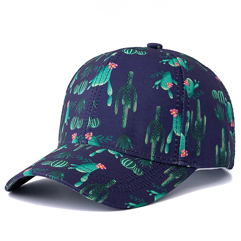 Unisex Baseball Cap mit Früchte-Print – Verstellbare Sommermütze | Atmungsaktive Sonnenkappe für Damen & Herren