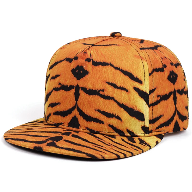 Unisex Flat Brim Baseball Cap mit Print – Modische Street Pop & Hip Hop Mütze | Sonnenkappe für Skateboard & Freizeit