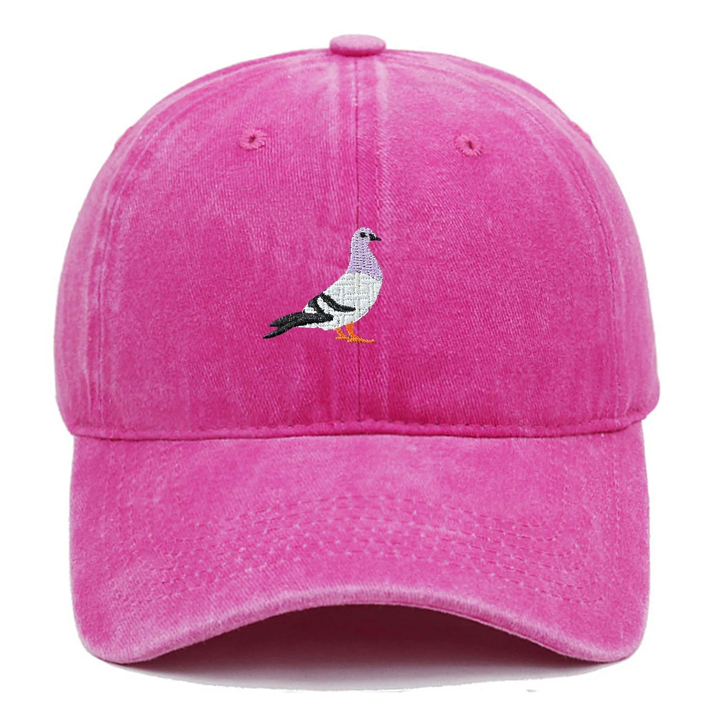 Unisex Baseball Cap mit Tauben-Stickerei – Verstellbare Baumwollkappe | Lässige Alltagsmütze mit Sonnenschutz für Damen & Herren