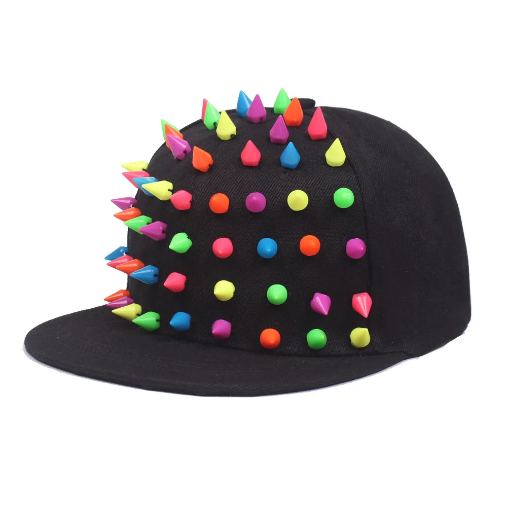 Unisex Baseball Cap mit Nieten und Duckbill-Schirm – Atmungsaktive Schnell-Trocknende Outdoor Mütze | Sonnenschutz & Reisekappe für Damen & Herren