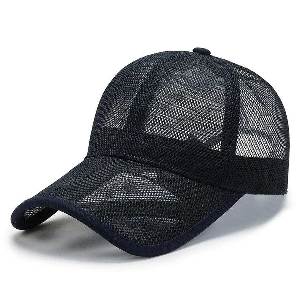Unisex Atmungsaktive Mesh Baseball Cap – Verstellbare Sonnenkappe mit Duckbill-Schirm | Sommerliche Outdoor Sportmütze für Damen & Herren