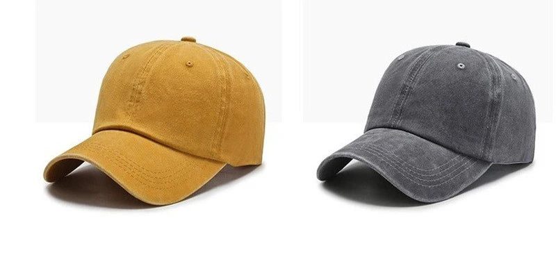 Unisex Baseball Cap in Einfarbigem Design – Verstellbare Snapback Mütze | Modische Streetwear Hip Hop Kappe für Damen & Herren