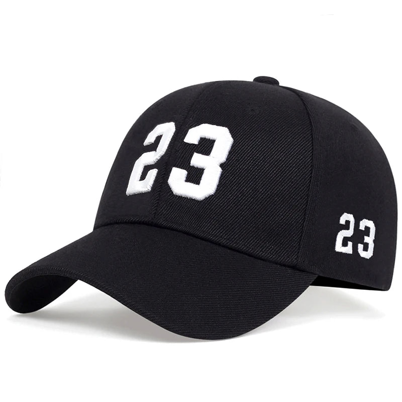 Unisex Baseball Cap mit „23“ Stickerei – Verstellbare Sport & Streetwear Mütze | Sonnenschutz für Frühling & Herbst