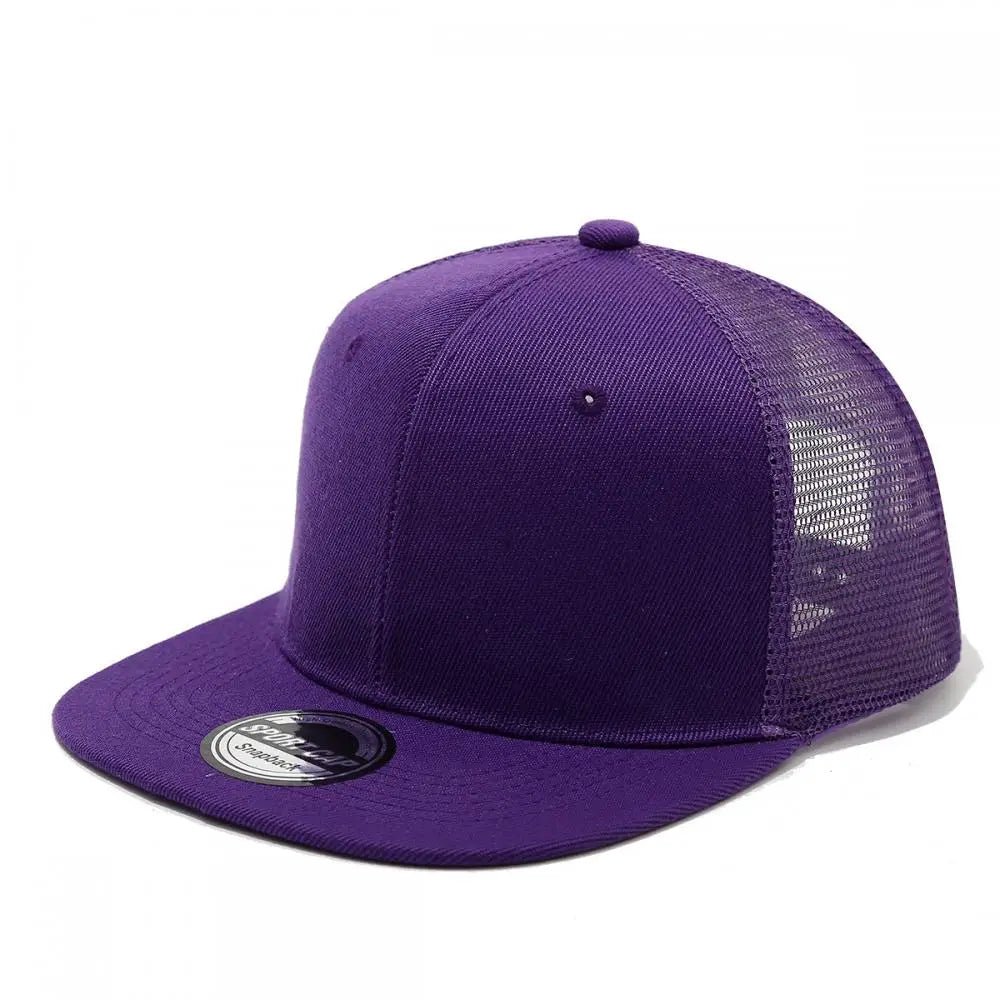 Unisex Schlichte Snapback Baseball Cap – Hochwertige Verstellbare Kappe | Hip Hop & Freizeitmütze für Damen & Herren