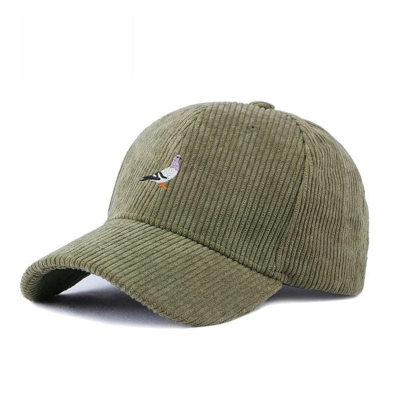 Unisex Baseball Cap mit Tauben-Stickerei – Verstellbare Baumwollkappe | Lässige Alltagsmütze mit Sonnenschutz für Damen & Herren