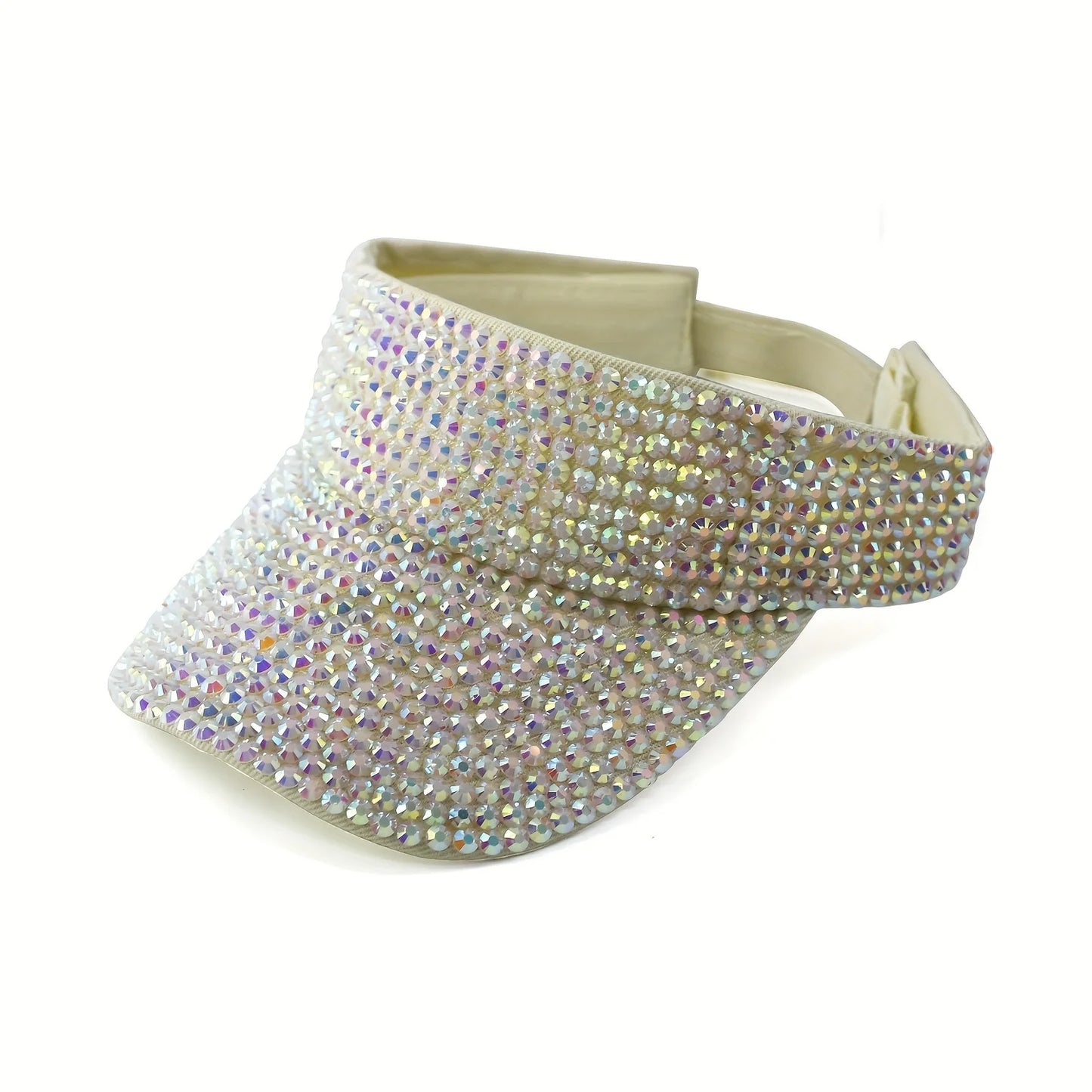 Unisex Baseball Cap mit Glitzer-Strass – Verstellbare Acryl Sonnenmütze | Funkelnde Freizeit- & Party-Kappe für Damen & Herren