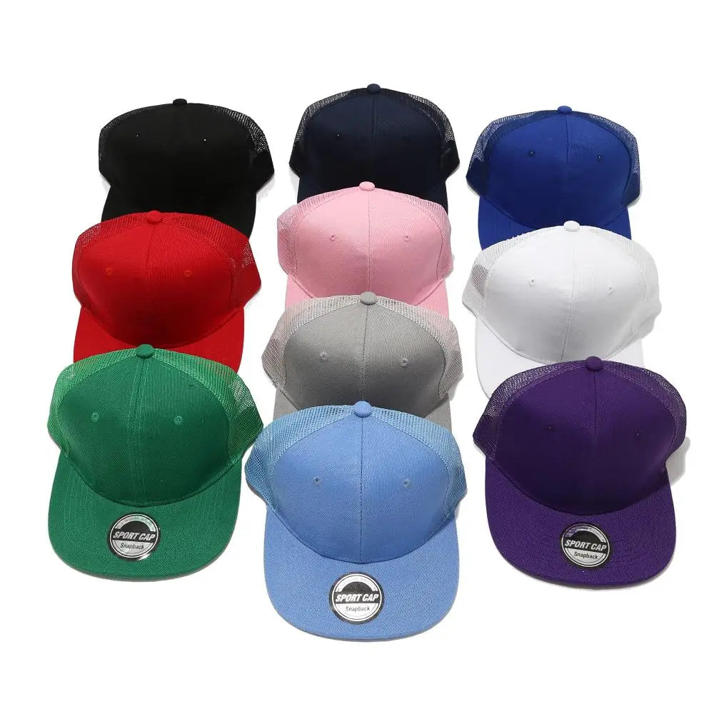 Unisex Schlichte Snapback Baseball Cap – Hochwertige Verstellbare Kappe | Hip Hop & Freizeitmütze für Damen & Herren