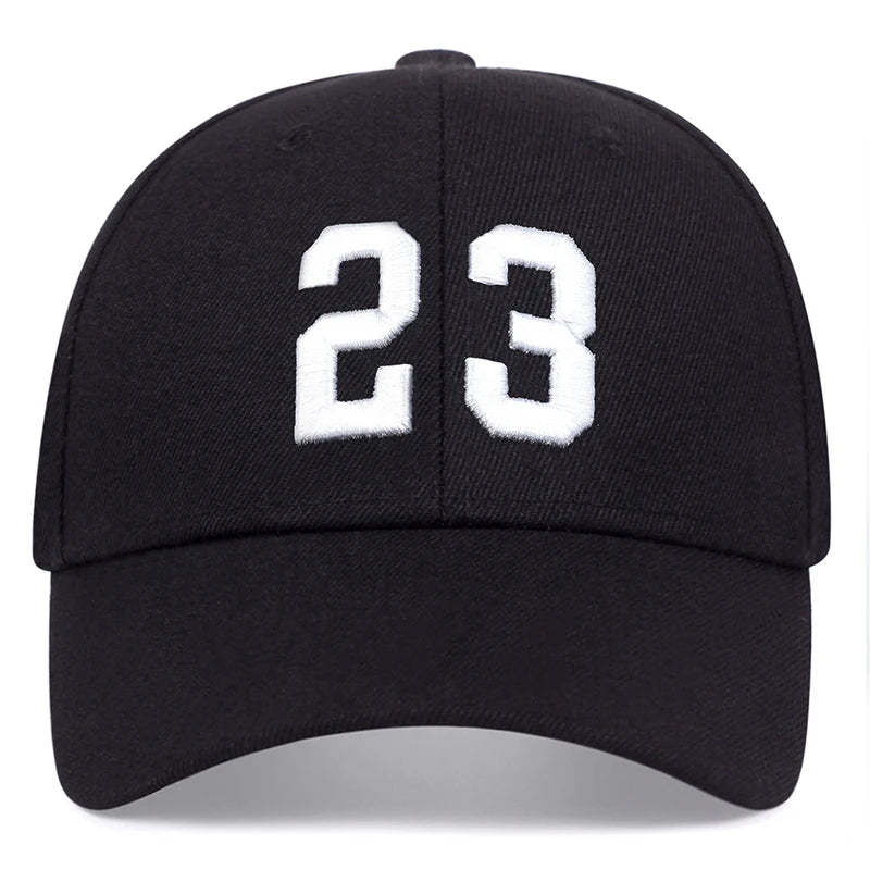 Unisex Baseball Cap mit „23“ Stickerei – Verstellbare Sport & Streetwear Mütze | Sonnenschutz für Frühling & Herbst
