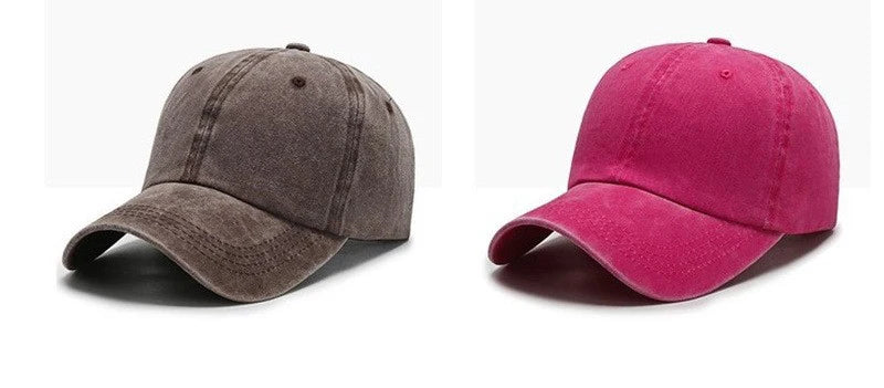 Unisex Baseball Cap in Einfarbigem Design – Verstellbare Snapback Mütze | Modische Streetwear Hip Hop Kappe für Damen & Herren