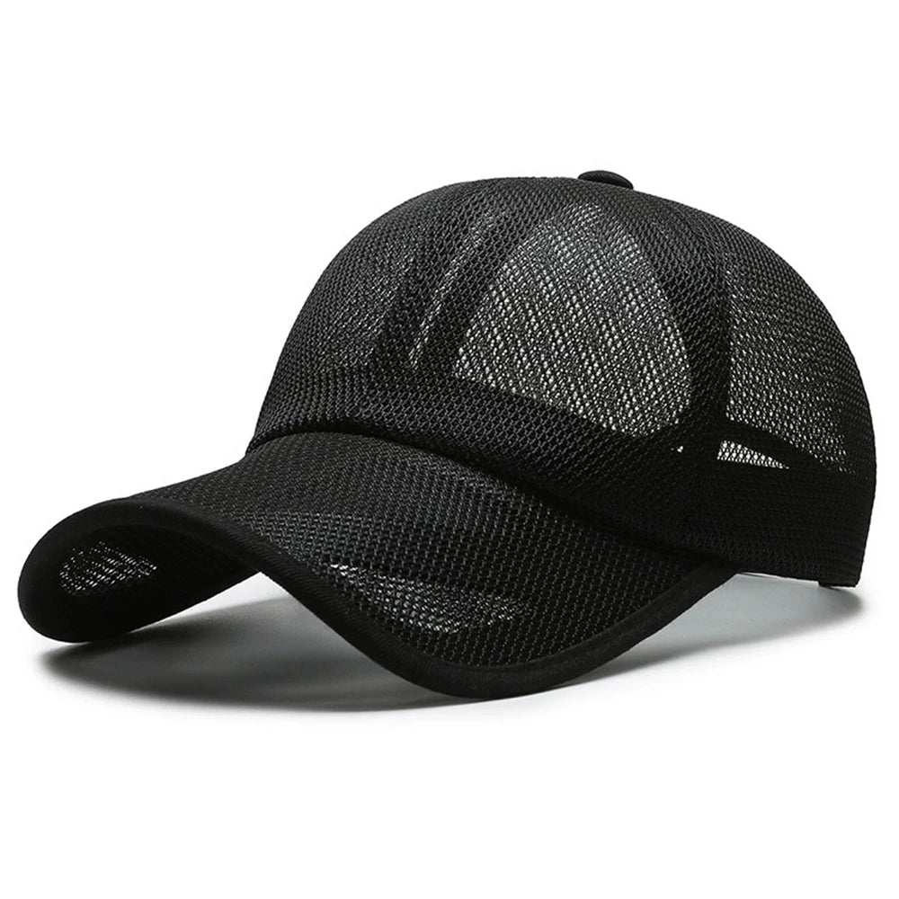 Unisex Atmungsaktive Mesh Baseball Cap – Verstellbare Sonnenkappe mit Duckbill-Schirm | Sommerliche Outdoor Sportmütze für Damen & Herren