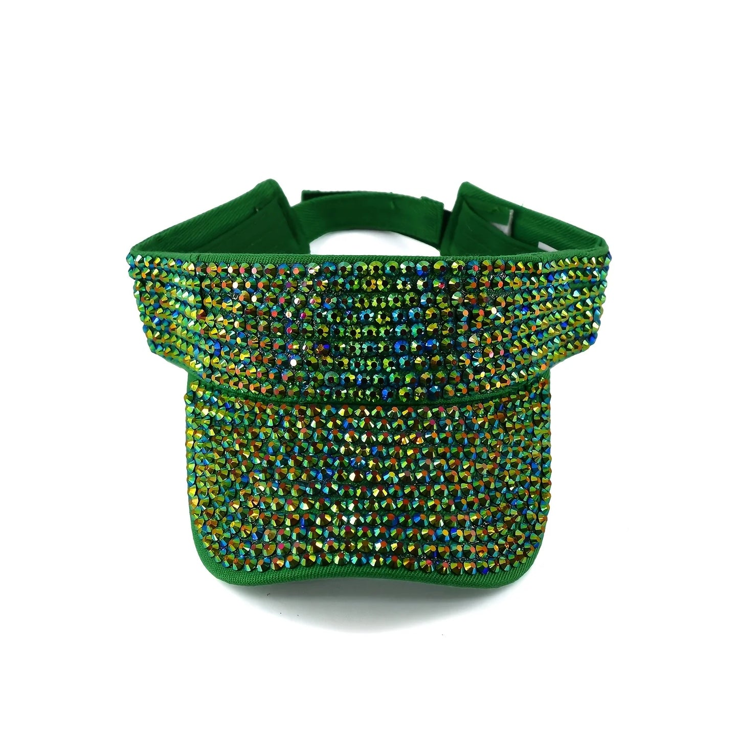 Unisex Baseball Cap mit Glitzer-Strass – Verstellbare Acryl Sonnenmütze | Funkelnde Freizeit- & Party-Kappe für Damen & Herren