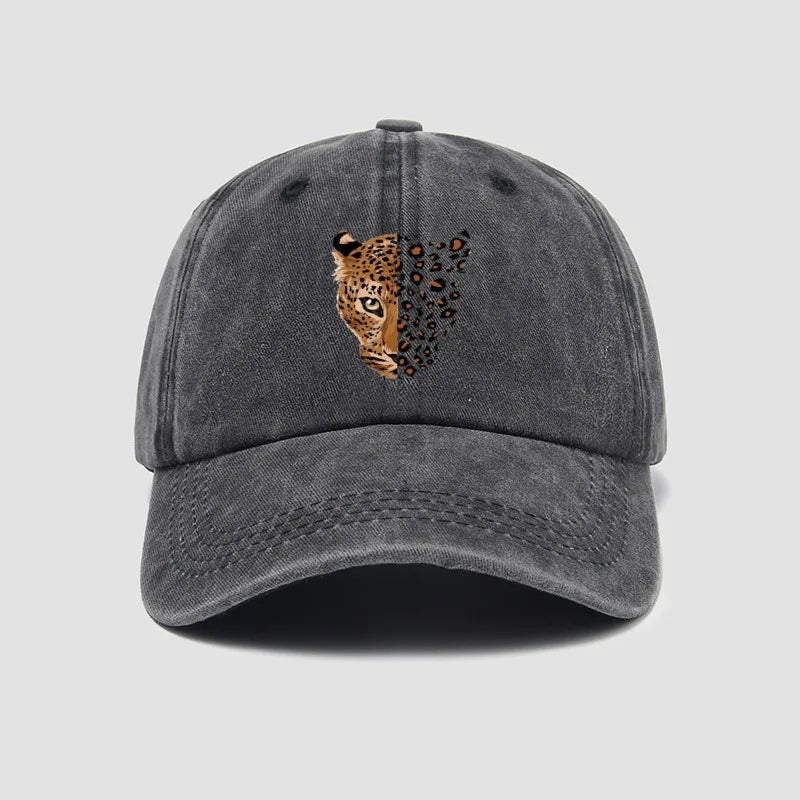 Unisex Baseball Cap mit Leopardenmuster – Verstellbare Modische Kappe | Trendige Freizeit- & Sportmütze für Damen & Herren
