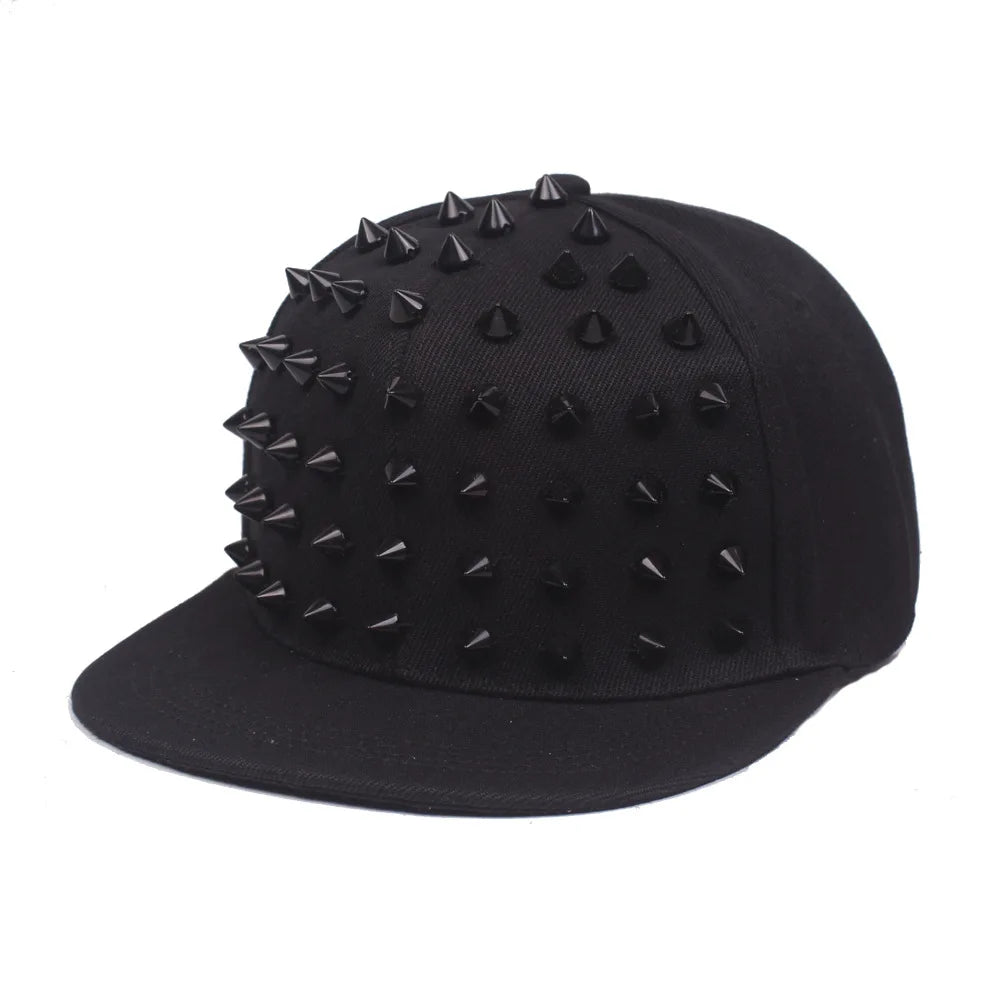 Unisex Baseball Cap mit Nieten und Duckbill-Schirm – Atmungsaktive Schnell-Trocknende Outdoor Mütze | Sonnenschutz & Reisekappe für Damen & Herren
