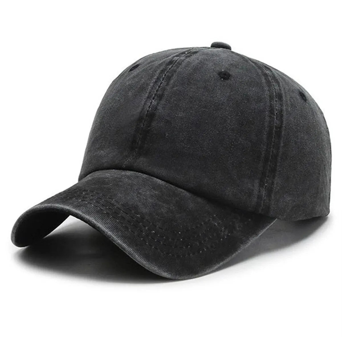 Unisex Baseball Cap in Einfarbigem Design – Verstellbare Snapback Mütze | Modische Streetwear Hip Hop Kappe für Damen & Herren