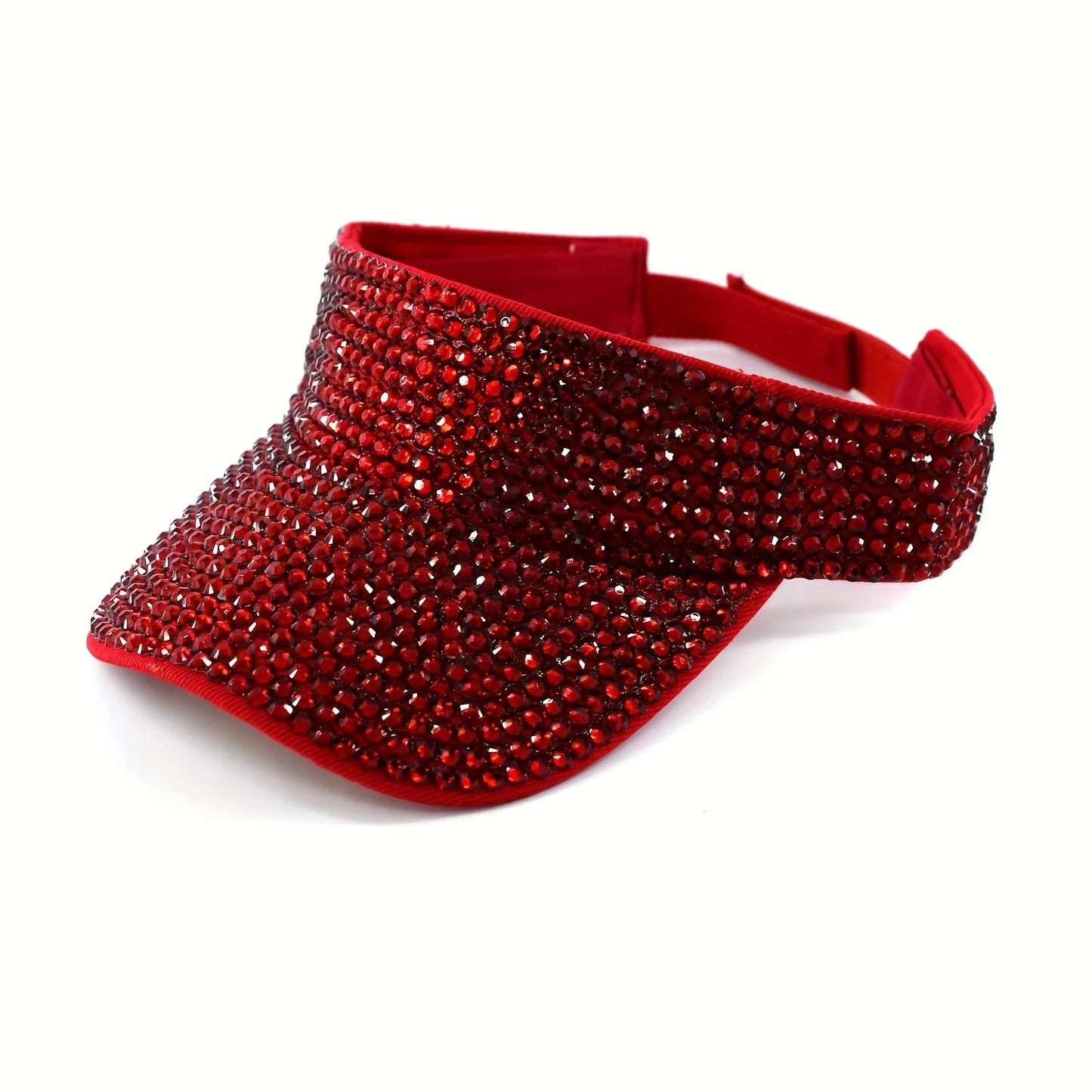 Unisex Baseball Cap mit Glitzer-Strass – Verstellbare Acryl Sonnenmütze | Funkelnde Freizeit- & Party-Kappe für Damen & Herren