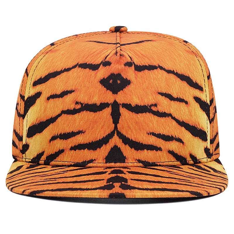 Unisex Flat Brim Baseball Cap mit Print – Modische Street Pop & Hip Hop Mütze | Sonnenkappe für Skateboard & Freizeit