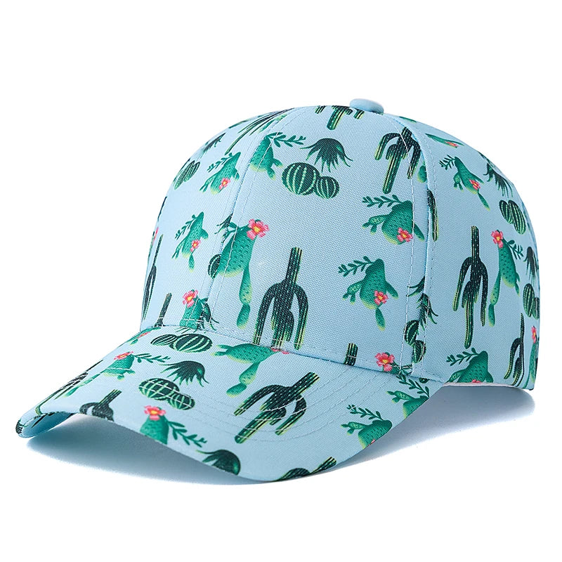Unisex Baseball Cap mit Früchte-Print – Verstellbare Sommermütze | Atmungsaktive Sonnenkappe für Damen & Herren