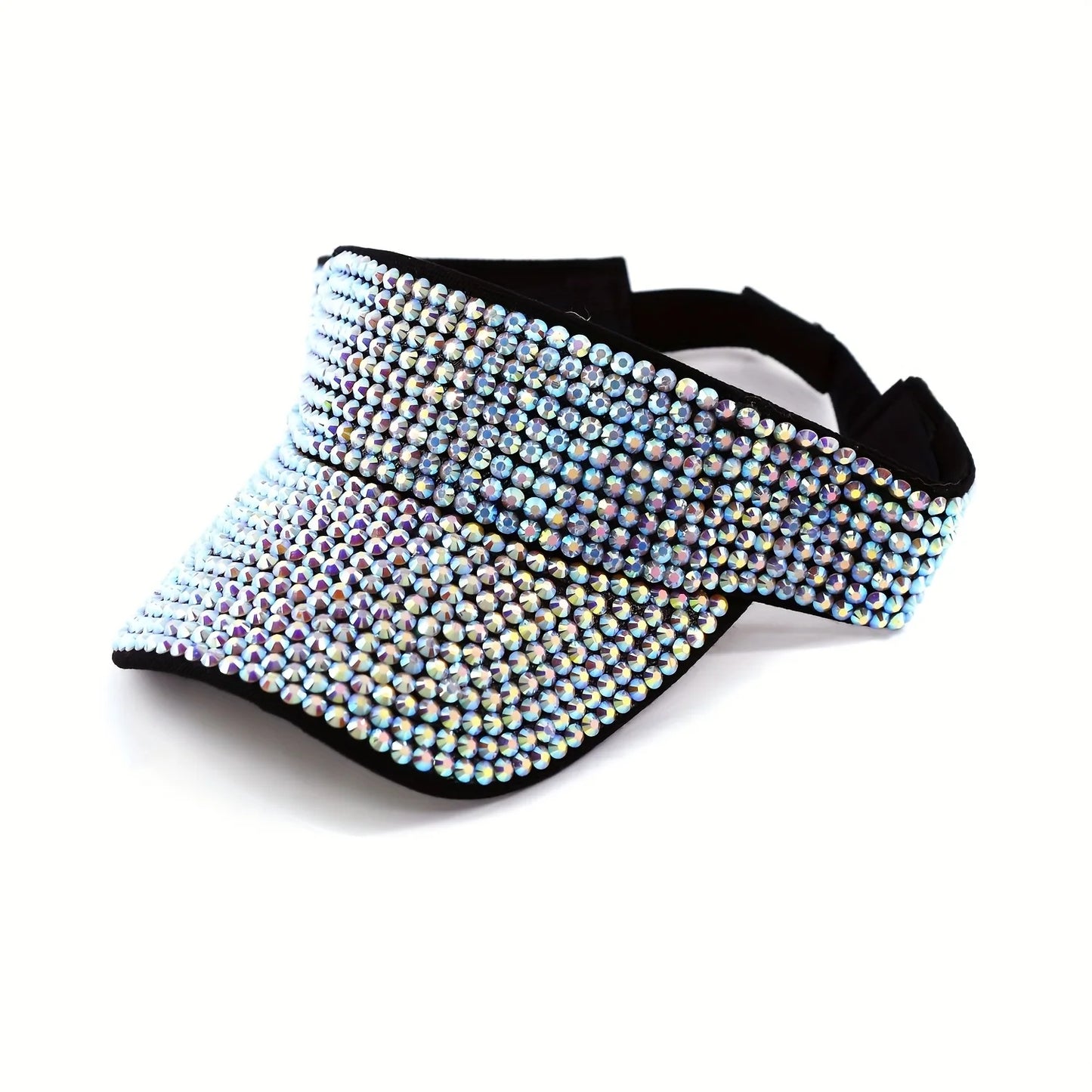 Unisex Baseball Cap mit Glitzer-Strass – Verstellbare Acryl Sonnenmütze | Funkelnde Freizeit- & Party-Kappe für Damen & Herren