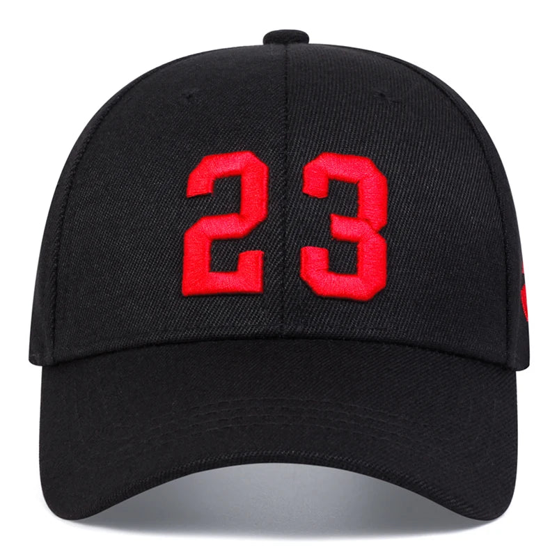 Unisex Baseball Cap mit „23“ Stickerei – Verstellbare Sport & Streetwear Mütze | Sonnenschutz für Frühling & Herbst
