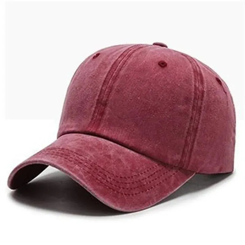 Unisex Baseball Cap in Einfarbigem Design – Verstellbare Snapback Mütze | Modische Streetwear Hip Hop Kappe für Damen & Herren