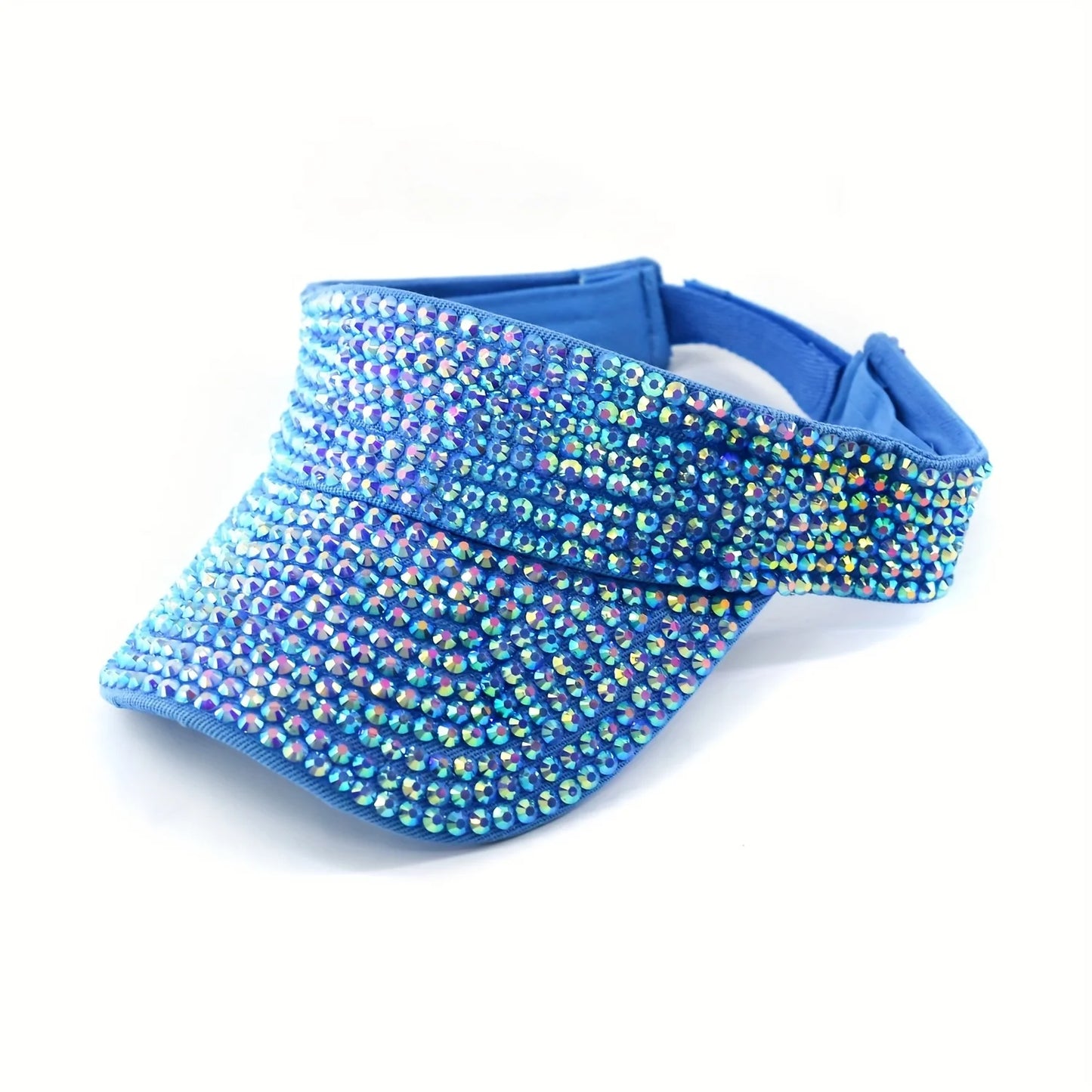 Unisex Baseball Cap mit Glitzer-Strass – Verstellbare Acryl Sonnenmütze | Funkelnde Freizeit- & Party-Kappe für Damen & Herren