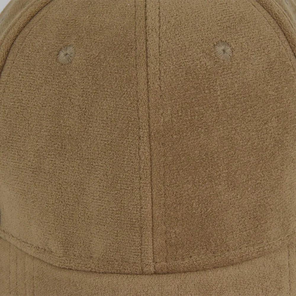 Unisex Baseball Cap aus Wildlederoptik – Verstellbare Retro Snapback Mütze | Modische Streetwear Kappe mit Kunstfell für Damen & Herren