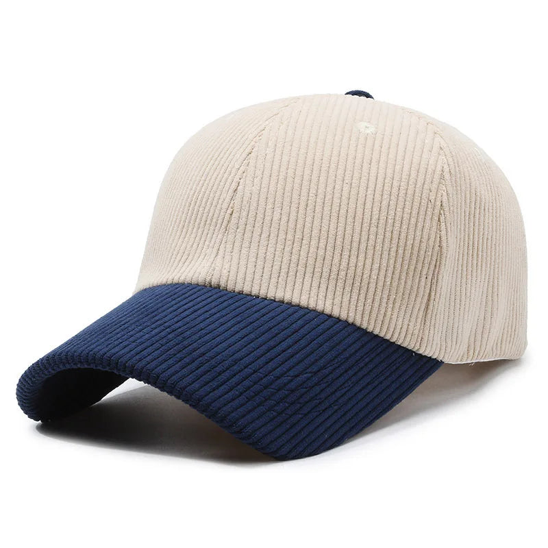 Unisex Cord Baseball Cap – Verstellbare Sonnenmütze | Modische Outdoor & Freizeitkappe für Damen & Herren
