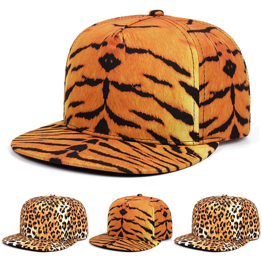 Unisex Flat Brim Baseball Cap mit Print – Modische Street Pop & Hip Hop Mütze | Sonnenkappe für Skateboard & Freizeit