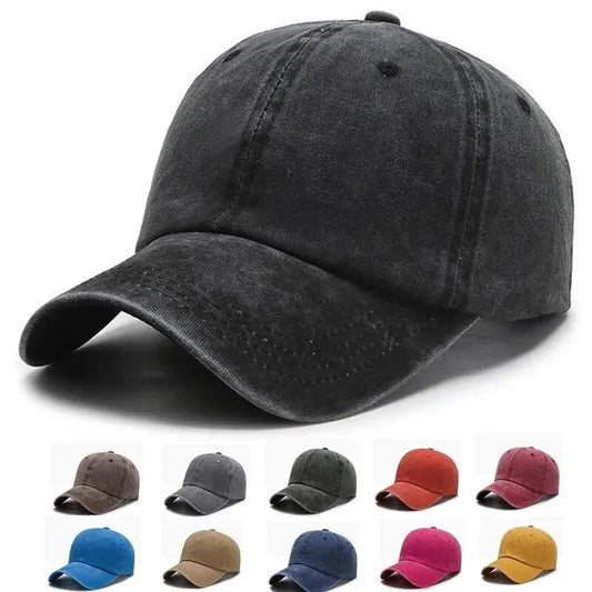 Unisex Baseball Cap in Einfarbigem Design – Verstellbare Snapback Mütze | Modische Streetwear Hip Hop Kappe für Damen & Herren