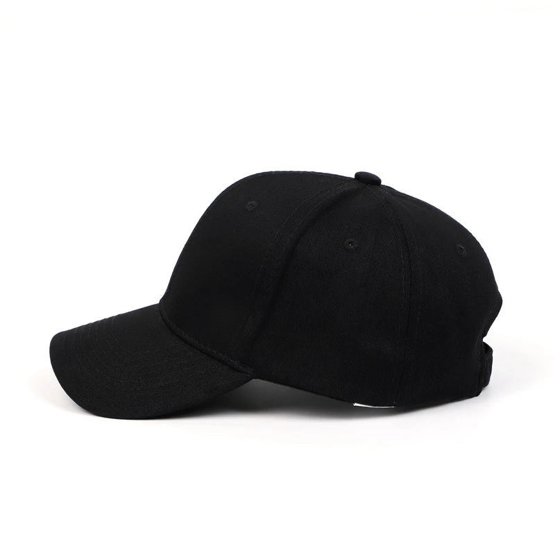 Unisex Baseball Cap mit Flamingo-Stickerei – Verstellbare Einfarbige Snapback Mütze | Sommer Sonnenkappe für Damen & Herren